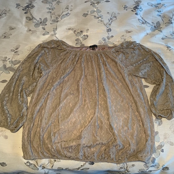 Lane Bryant Tops - ⭐️ Plus Lane Bryant Lace Blouse